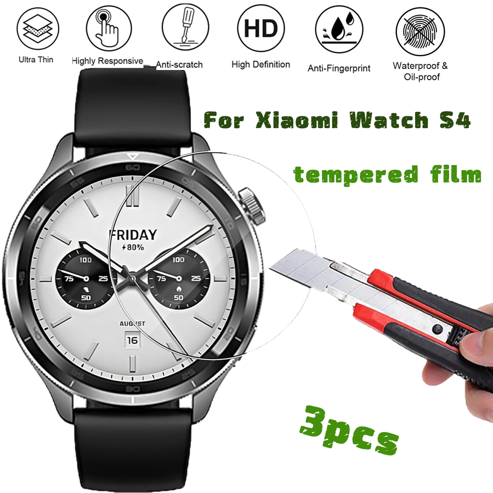 Xiaomi Smartwatch Accessories - 3PCS Gehärtetem Glas Smartwatch Screen Protector