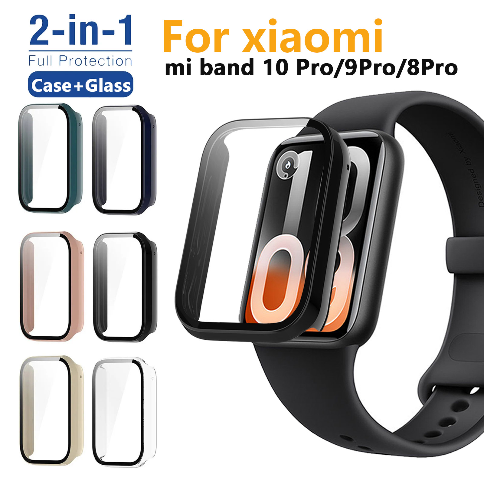 Xiaomi Smartwatch Accessories - Hülle+Glas für Xiaomi Mi Band 10