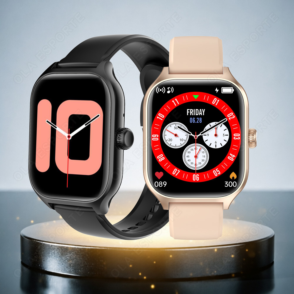 Smartwatch X12 - 2025 Neue Smartwatch Bluetooth-Anruf Nachrichtenerinnerung 24-Stunden-Gesundheitsüberwachung