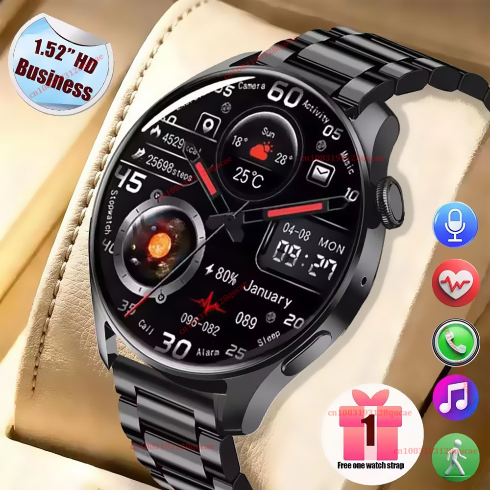 Smartwatch X12 - Business Neue Herren Smartwatch HD-Display Gesundheitsüberwachung