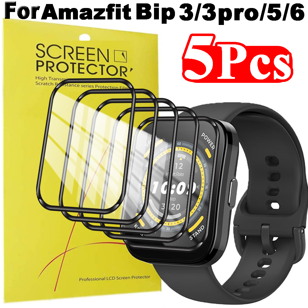 Amazfit Smartwatch Accessories - 1–5 Stück HD-Displayschutzfolie für Huami Amazfit