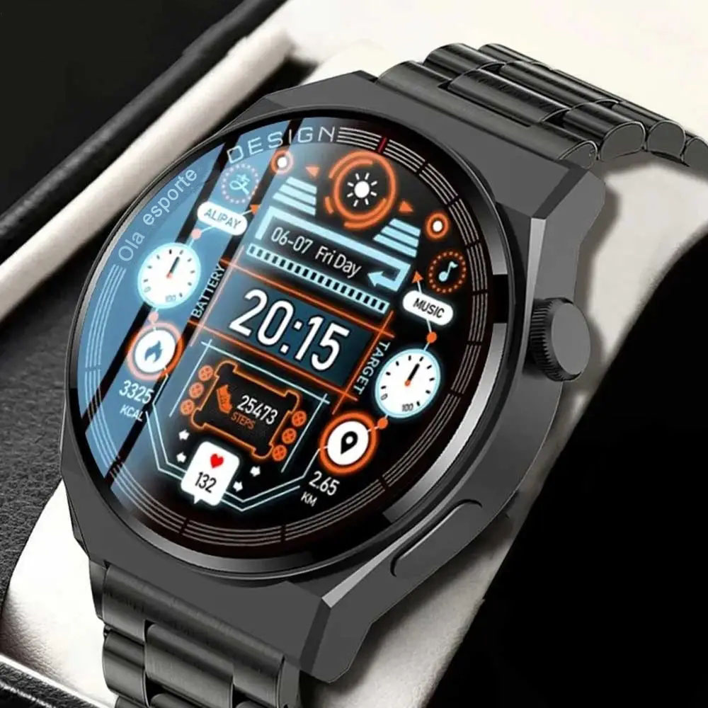 Smartwatch Instagram - Smartwatch für Herren, 5 Pro, AMOLED-HD-Bildschirm,