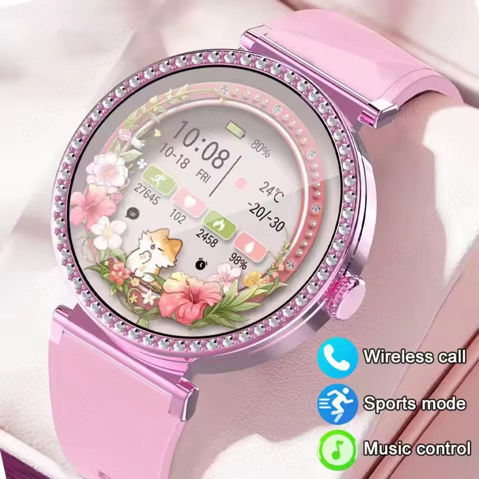 Smartwatch X12 - Smartwatch Luxus Mode Damen Physiologischer Erinnerungsmechanismus