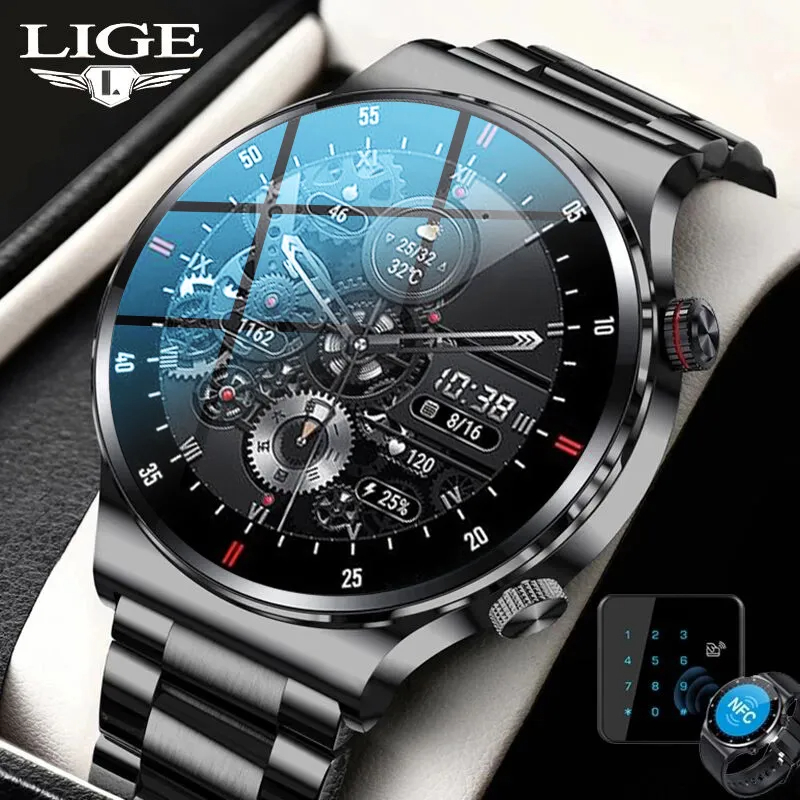 Smartwatch Instagram - LIGE EKG + PPG Bluetooth Anruf