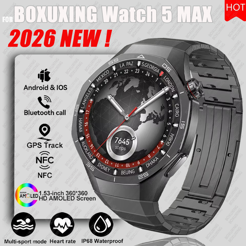 Smartwatch Instagram - 2026 Neue BOXUXING Uhr 5MAX Smart