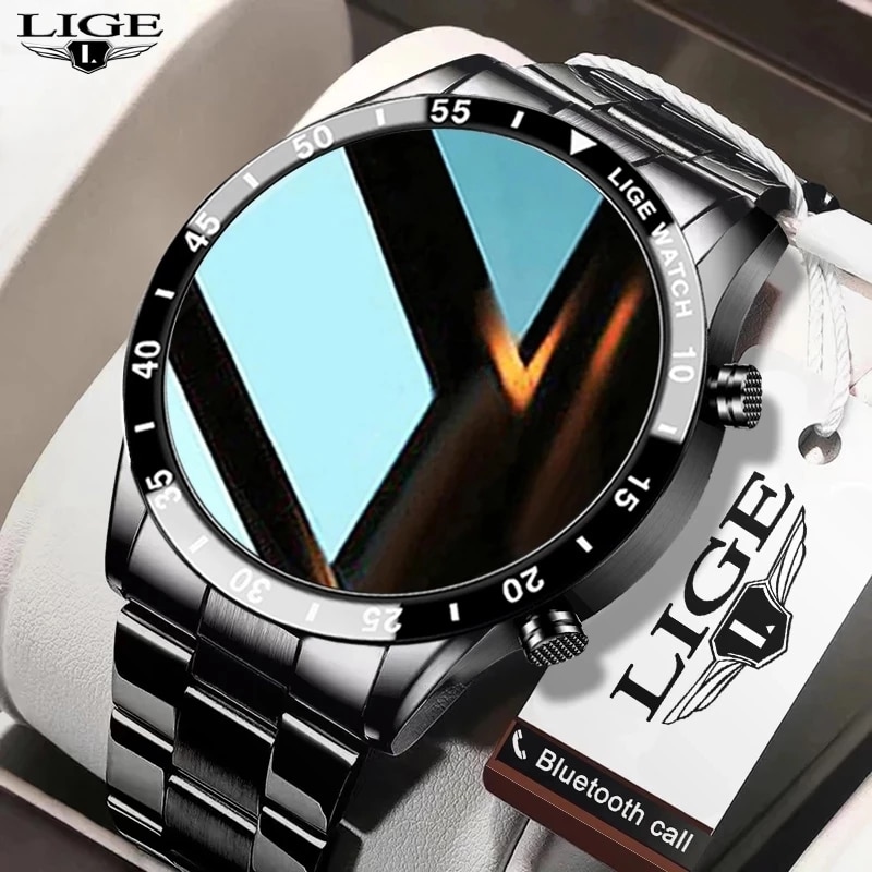 Smartwatch Instagram - LIGE 2024 Smart Uhr Männer Voller