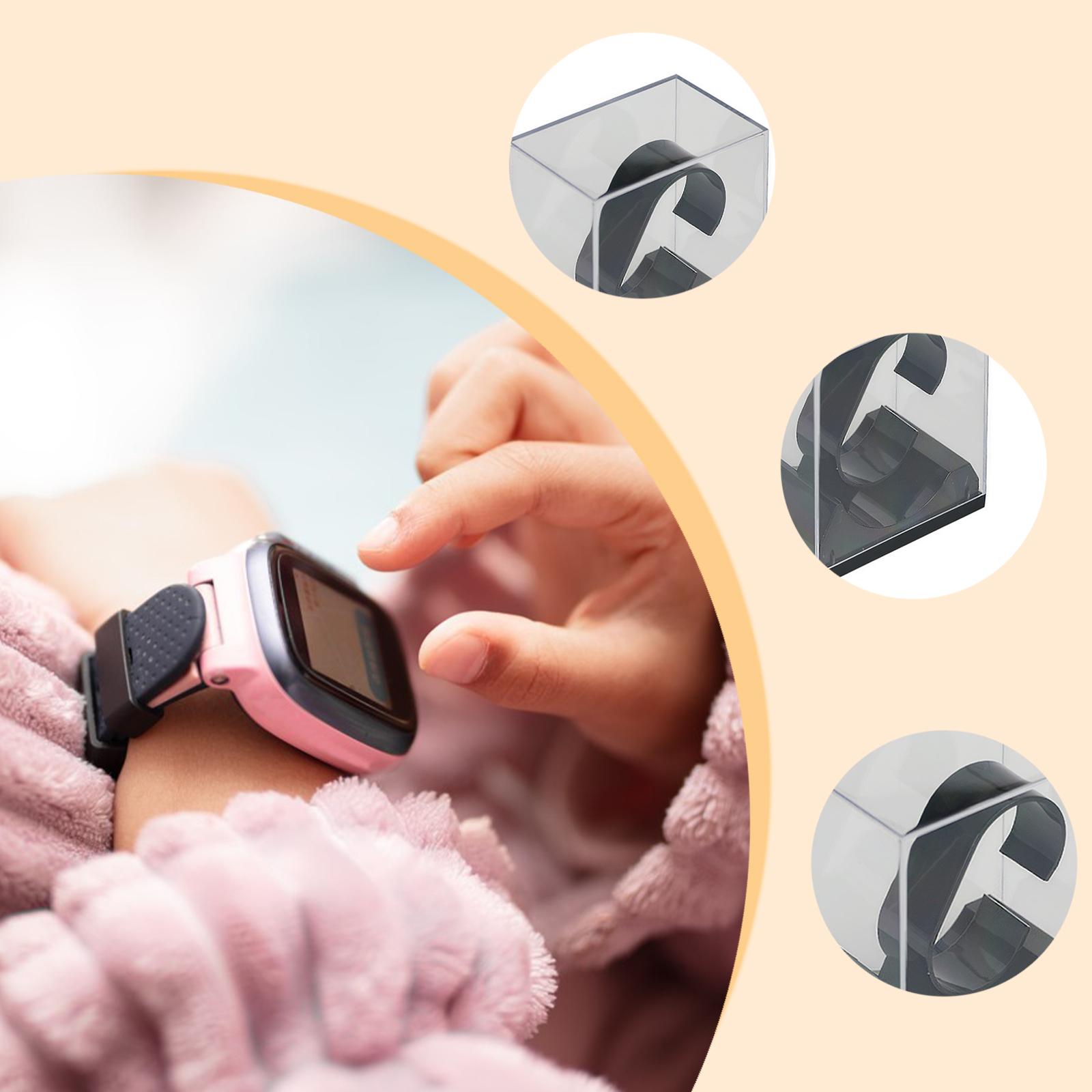 Accessories With Watch - 5 Stück transparente Aufbewahrungsbox für Kinderuhren,