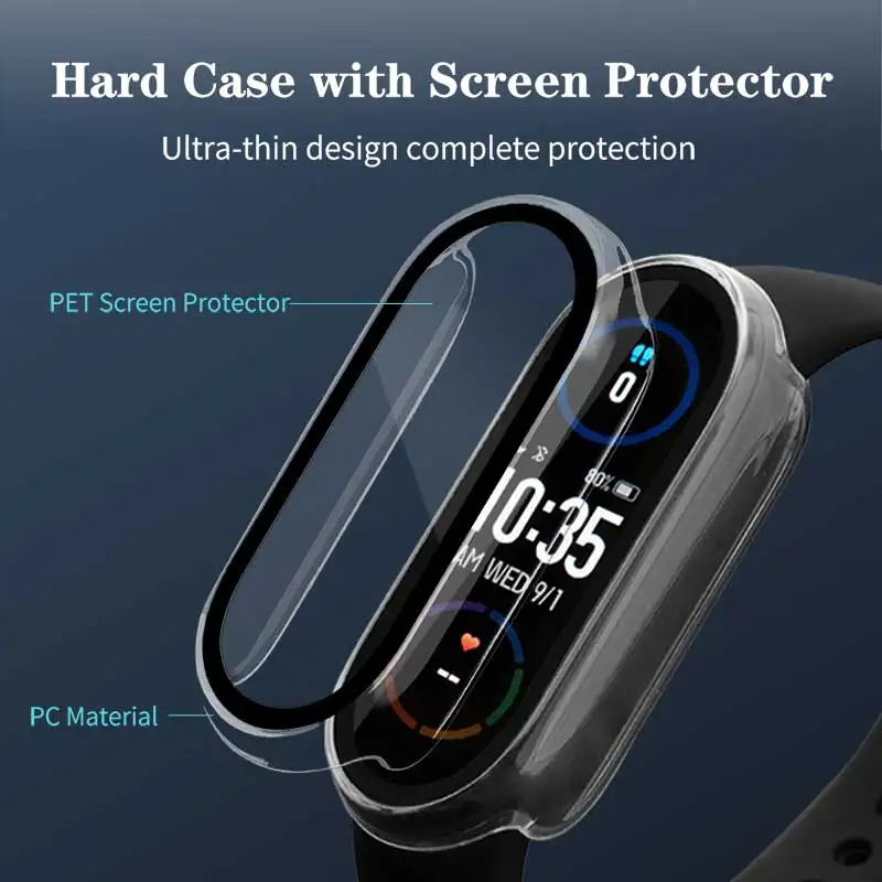 Gehärtetes Glas + PC-Hülle für – Smartwatch Band Accessories Bewertung und Preis