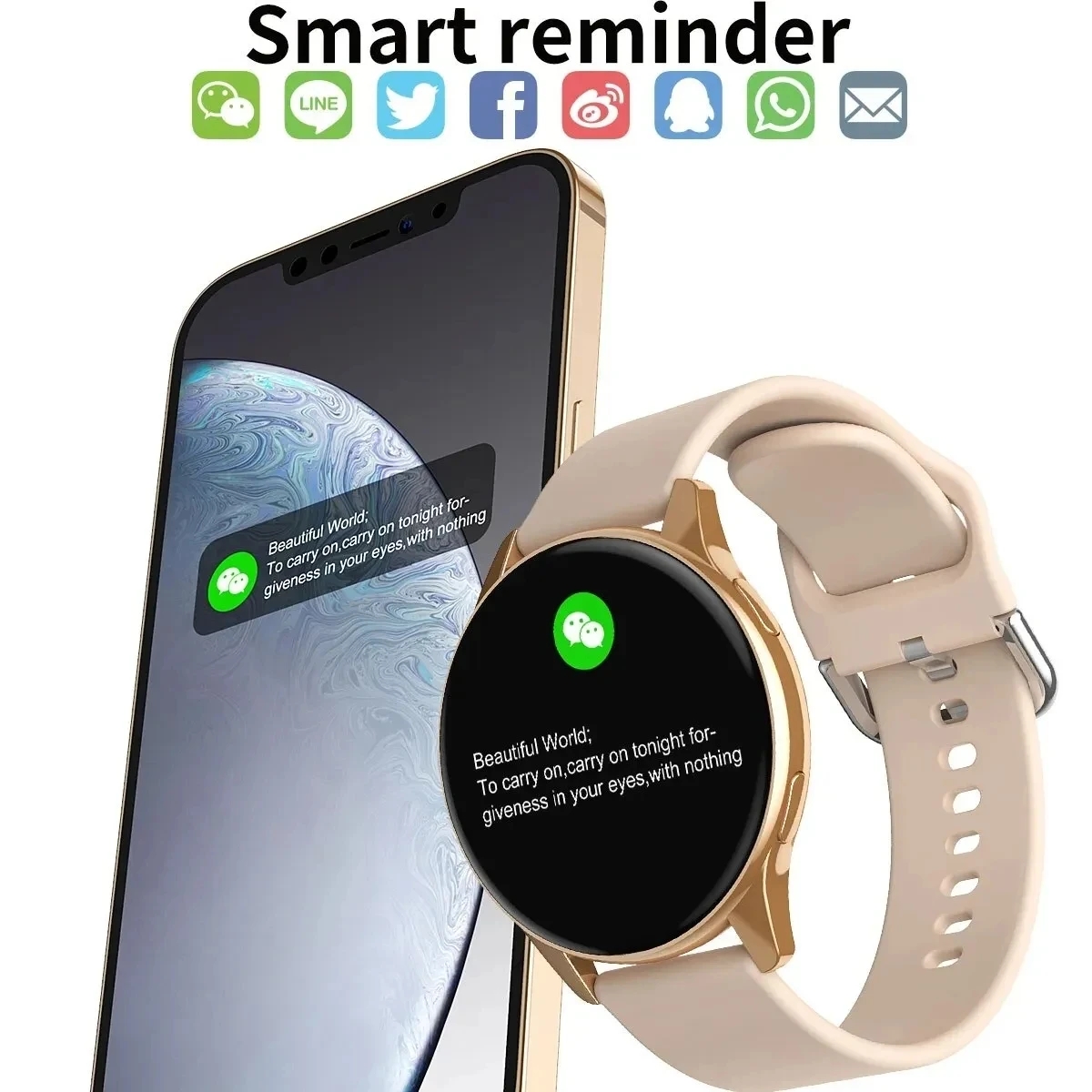 2025 Smart Uhr Frauen Runde Sm – Smartwatch Instagram Bewertung und Preis