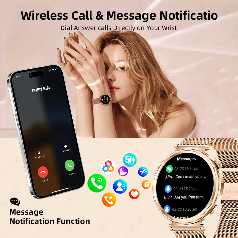 LIGE Smart Uhr Frauen Für Xiao – Smartwatch Custom Bewertung und Preis