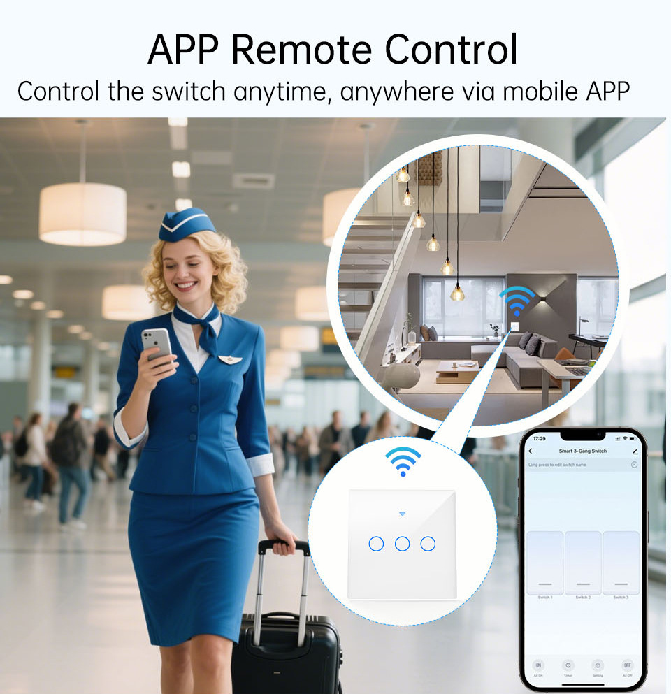 WLAN RF 433MHz Touch-Wandschal – Smart Accessories Bewertung und Preis