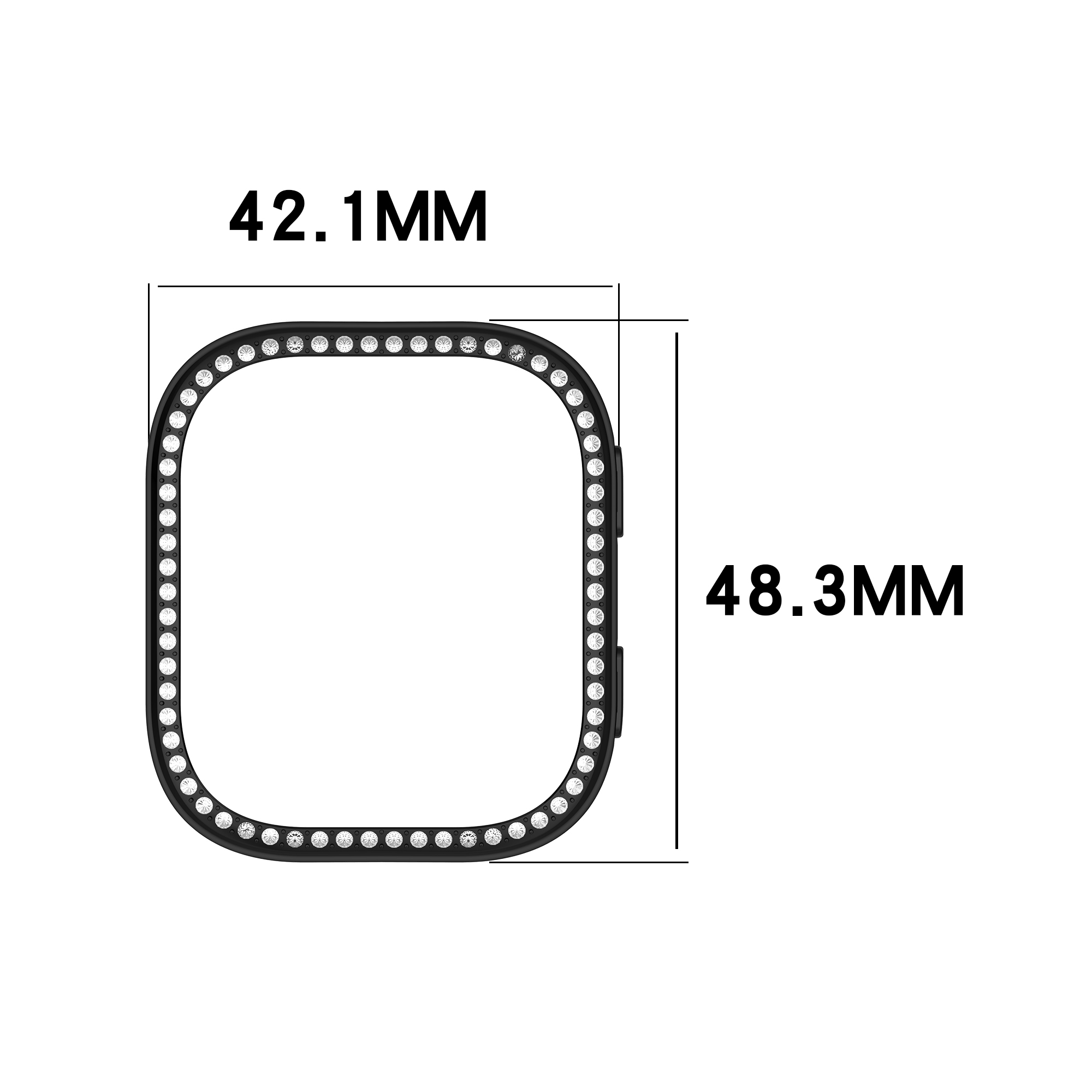 Einreihiges Diamant-Gehäuse fü – Amazfit Smartwatch Accessories Bewertung und Preis