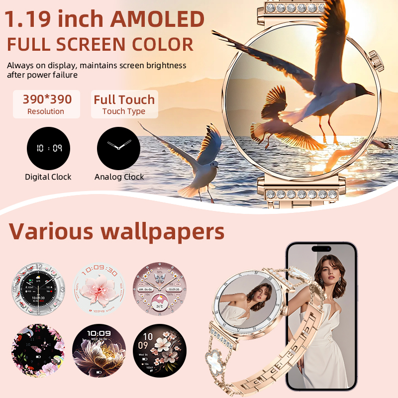 LIGE Neue Damen-Smartwatch mit – Smartwatch Custom Bewertung und Preis