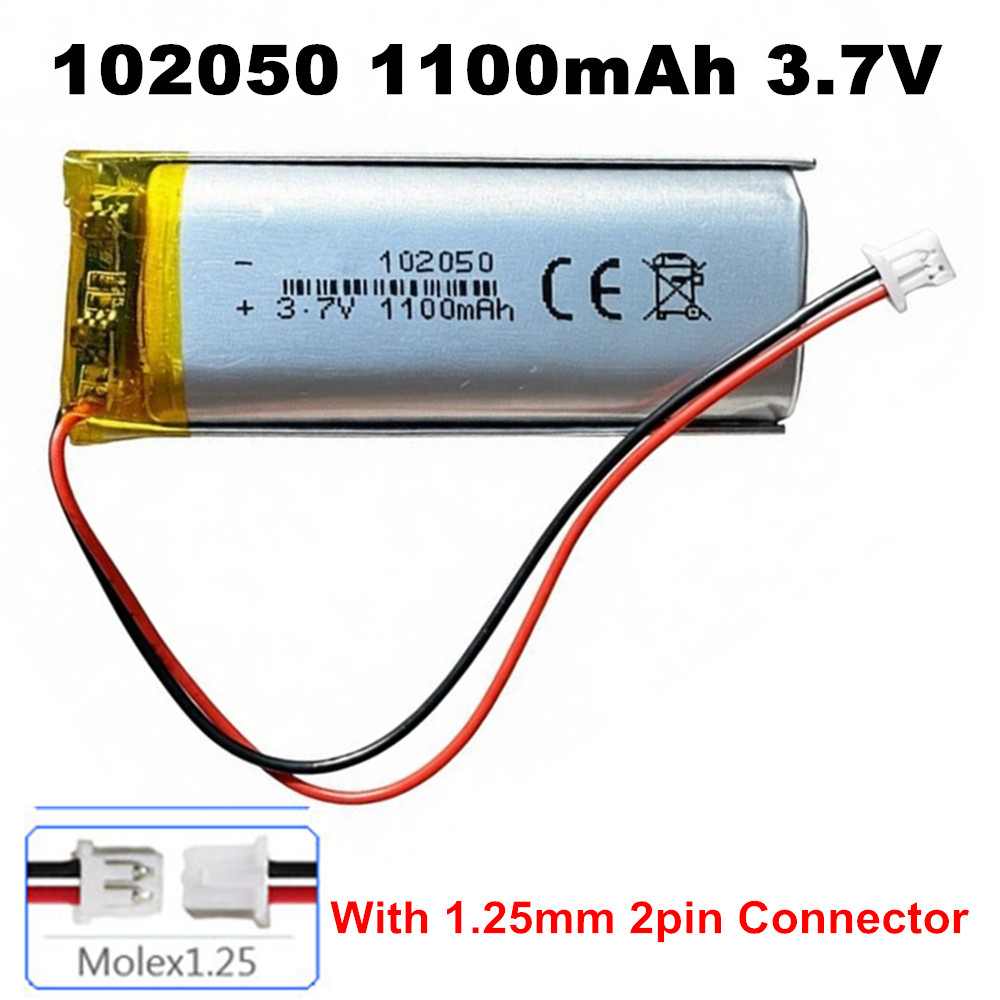 102050 3,7V 1100mAh Mit JST 1, – Smartwatch Headset Bewertung und Preis