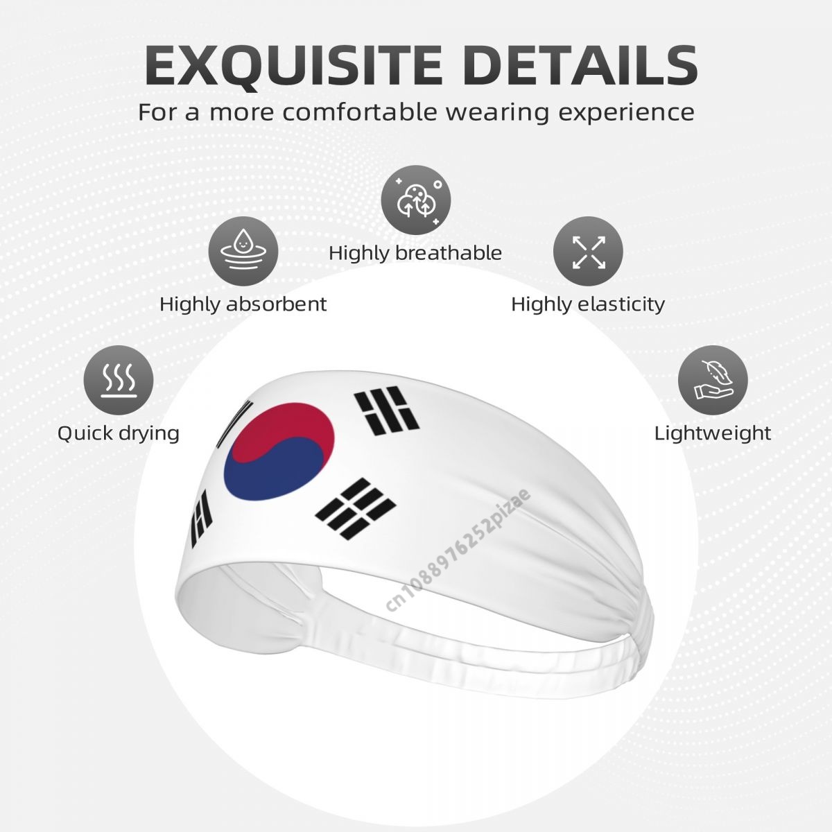 Südkorea Flagge Männer Frauen  – Milanaise Mesh Band Bewertung und Preis