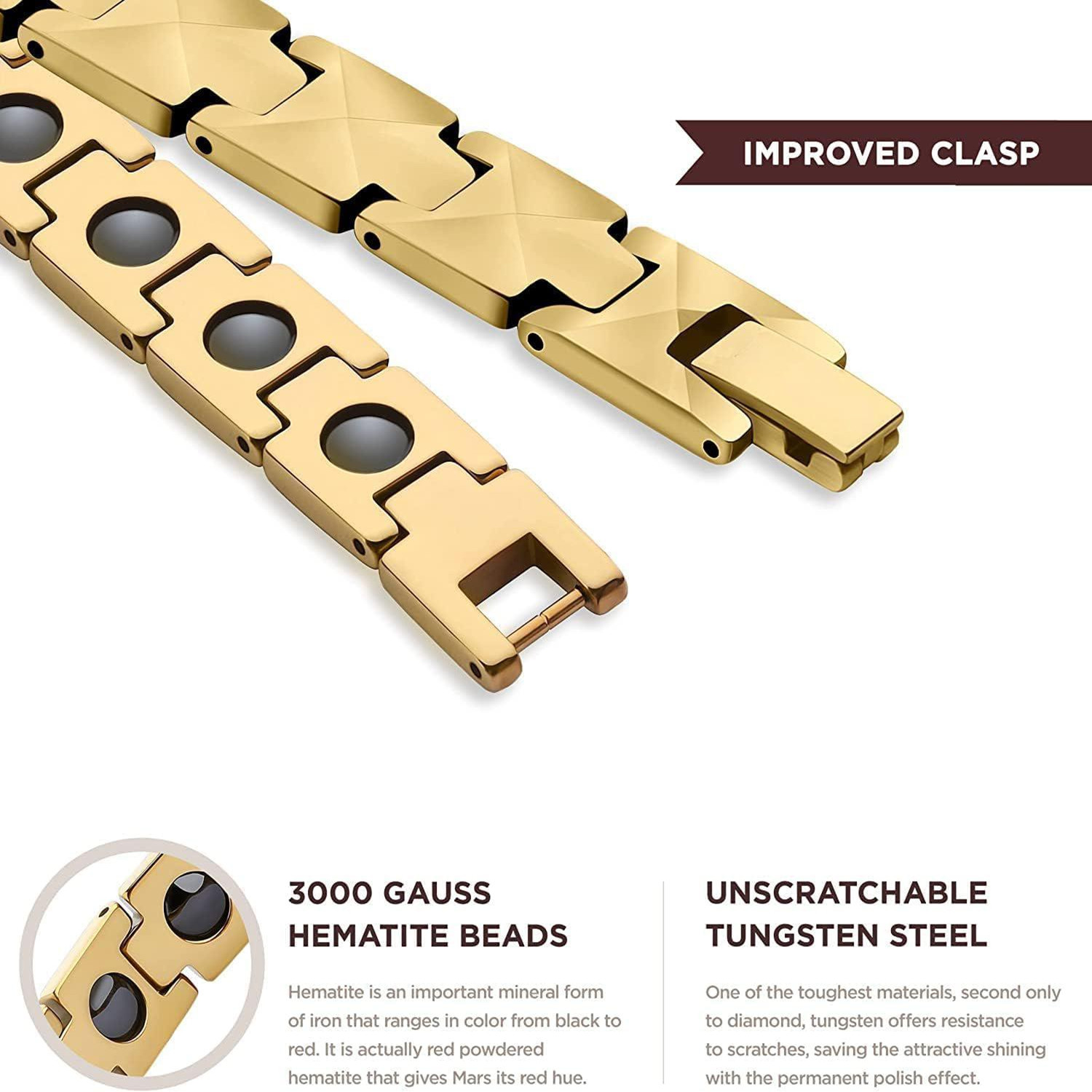 ARADOO Premium-Keramikarmband  – Ceramic Link Bracelet Bewertung und Preis