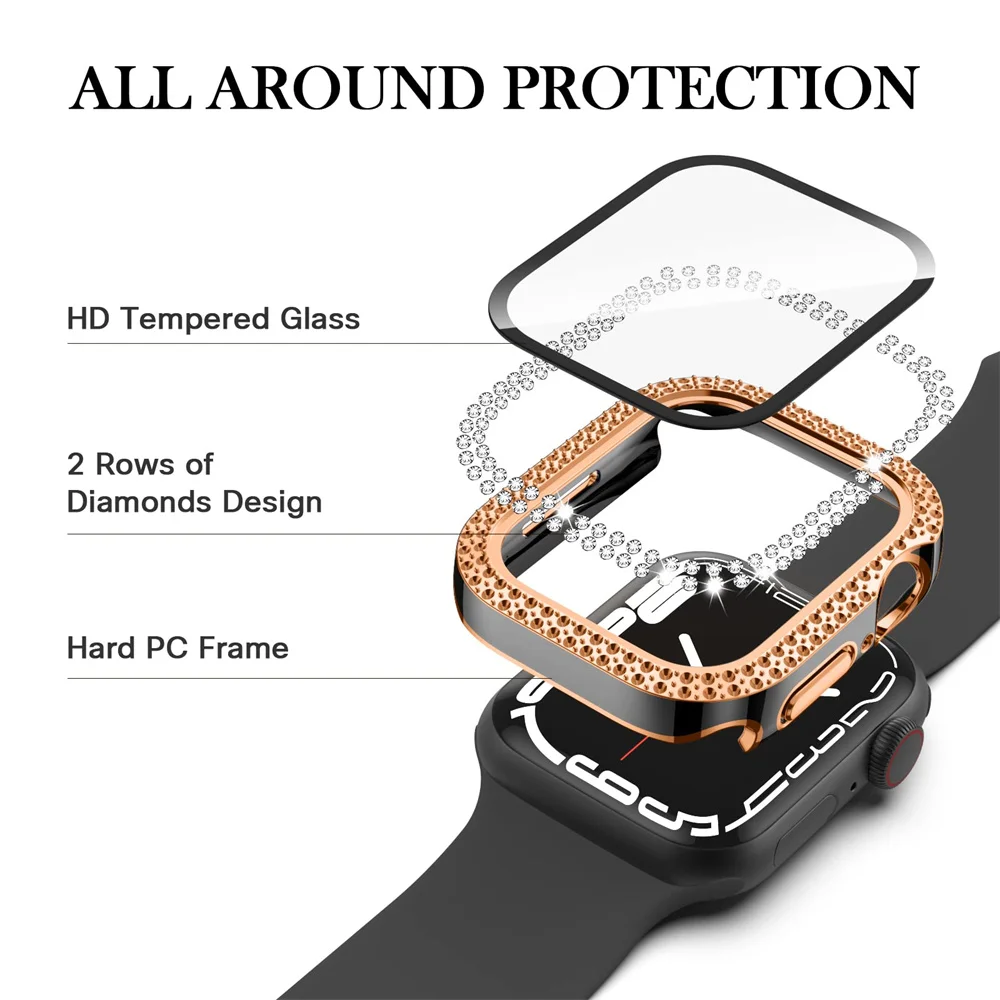 Diamant-Abdeckung für Apple Wa – Smartwatch Band Accessories Bewertung und Preis