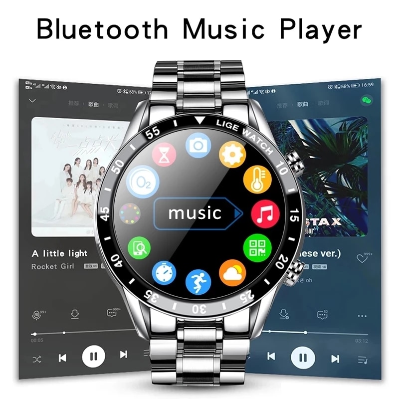 LIGE 2024 Smart Uhr Männer Vol – Smartwatch Instagram Bewertung und Preis