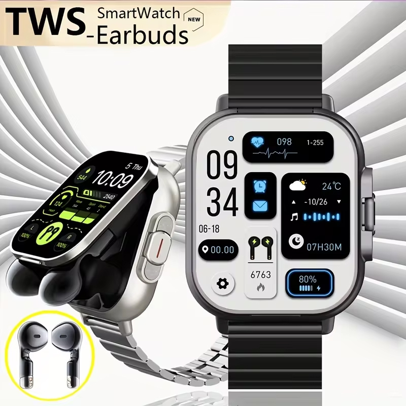 NFC Smart Watch TWS 2-in-1-Hea – Smartwatch Headset Bewertung und Preis