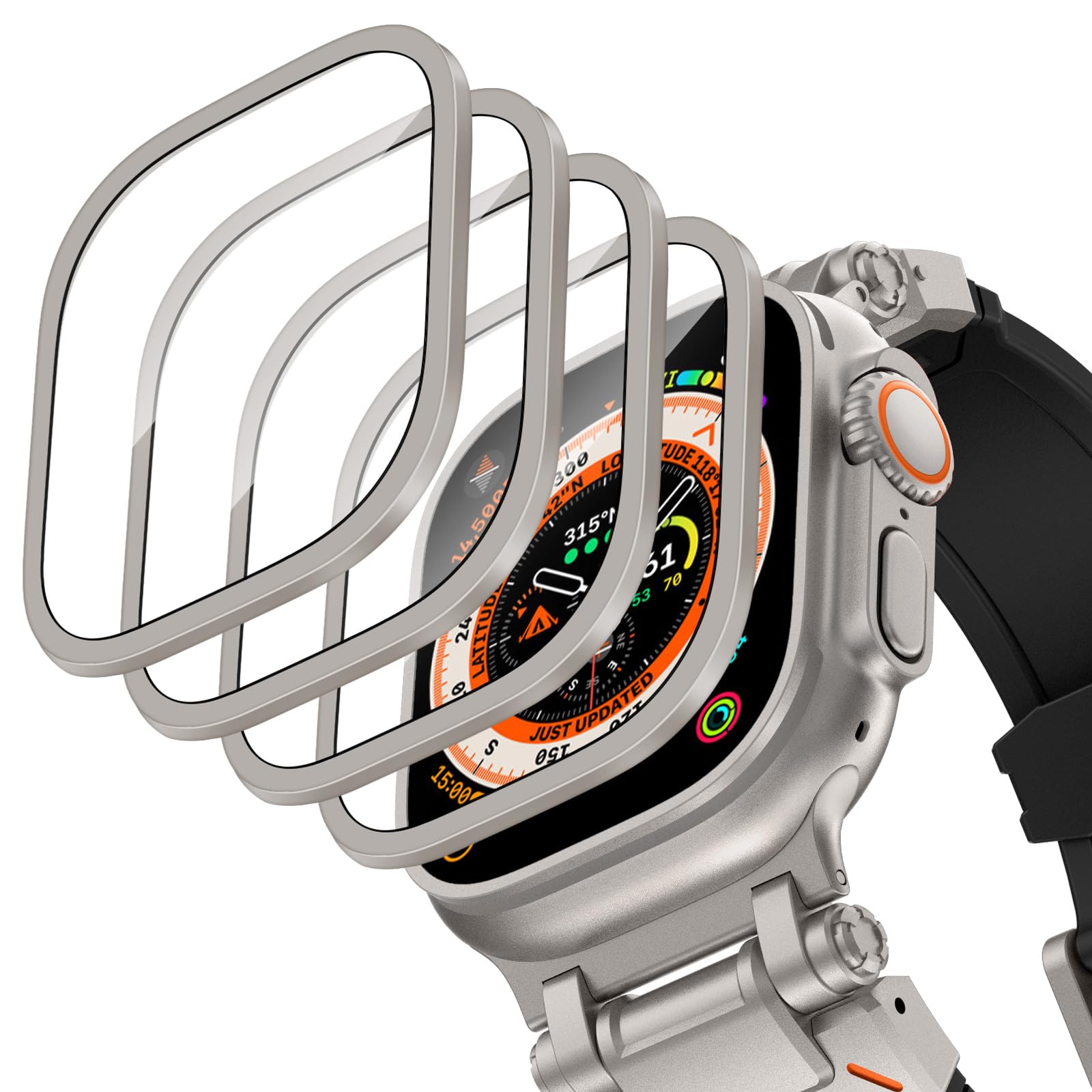 Gehäuse aus Aluminiumlegierung – Smartwatch Straps & Accessories Bewertung und Preis