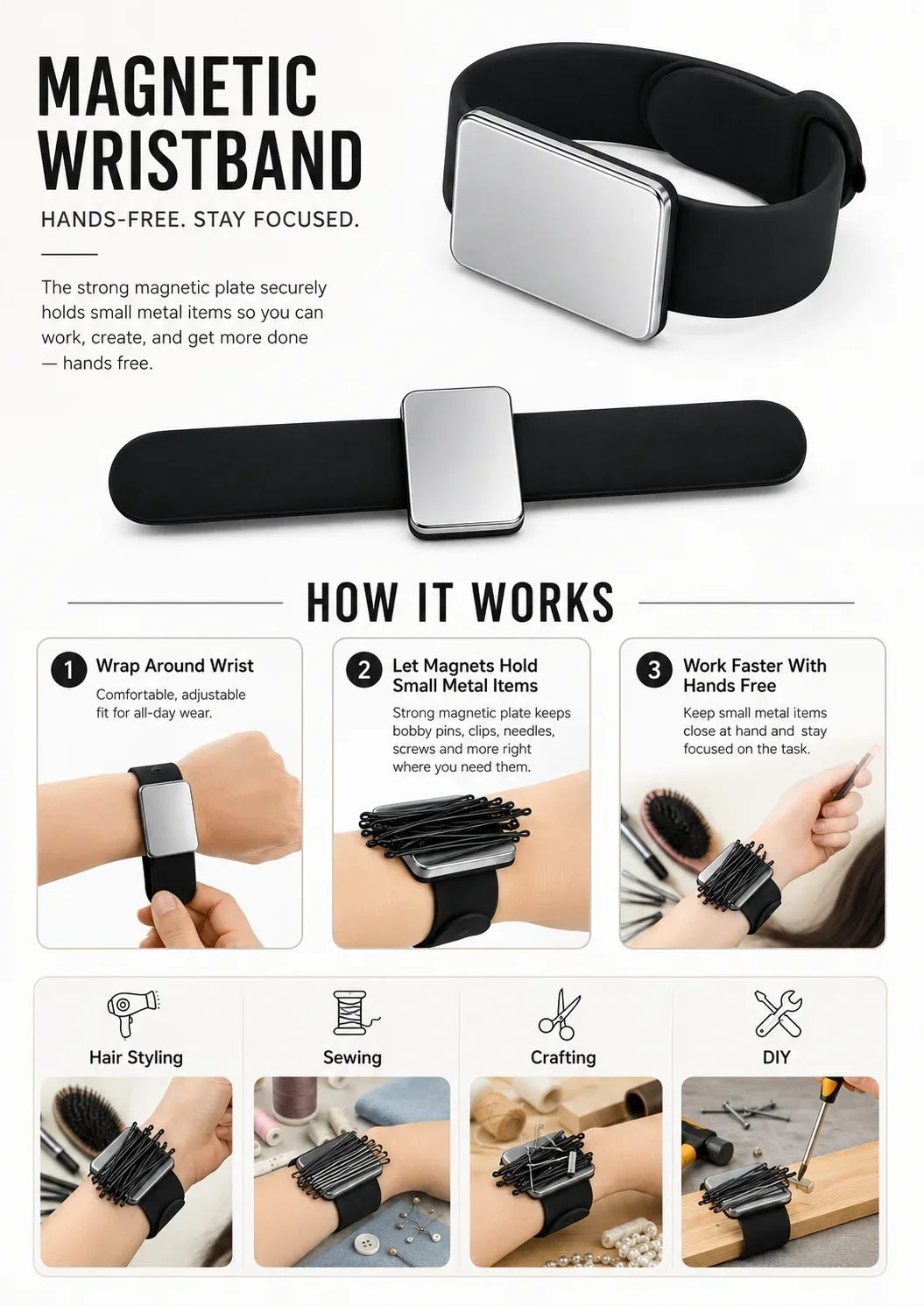 Magnetisches Armband für Smart – Smartwatch Straps & Accessories Bewertung und Preis