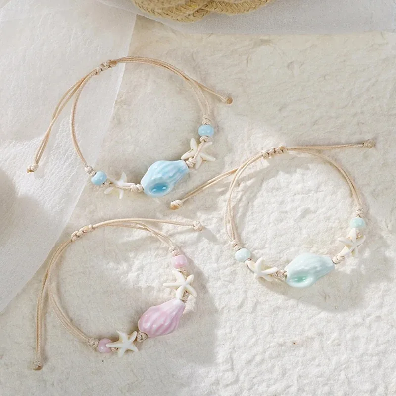 Böhmische Muschel-Seestern-Mus – Ceramic Link Bracelet Bewertung und Preis