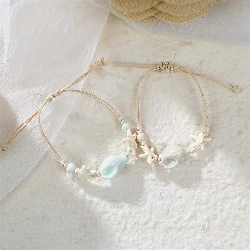 Böhmische Muschel-Seestern-Mus – Ceramic Link Bracelet Bewertung und Preis